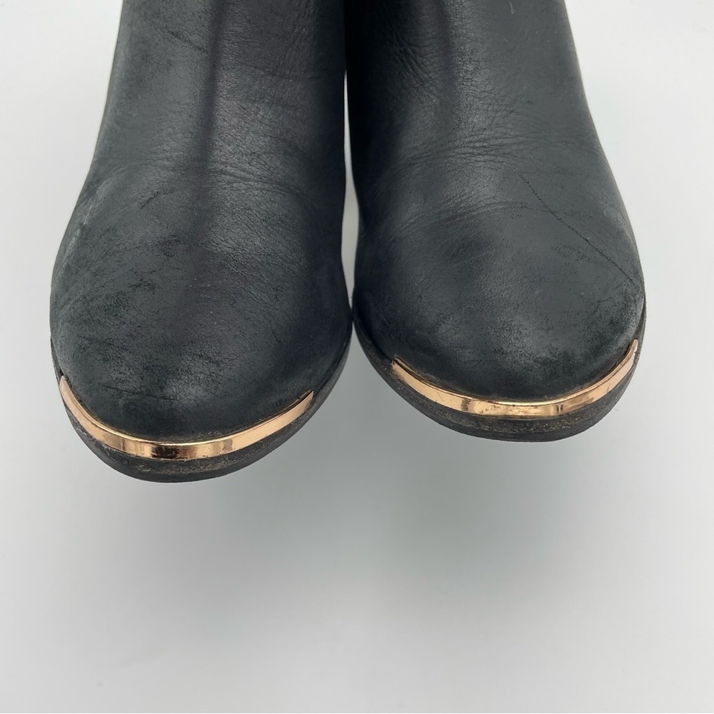 SOLD Ted Baker London Leihana black Ankle Leather boots, EU38.5 / Size 8 - Picture 4 of 16